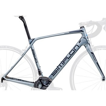 Simplon PAVO GRANFONDO Rahmenset - titan/blau matt